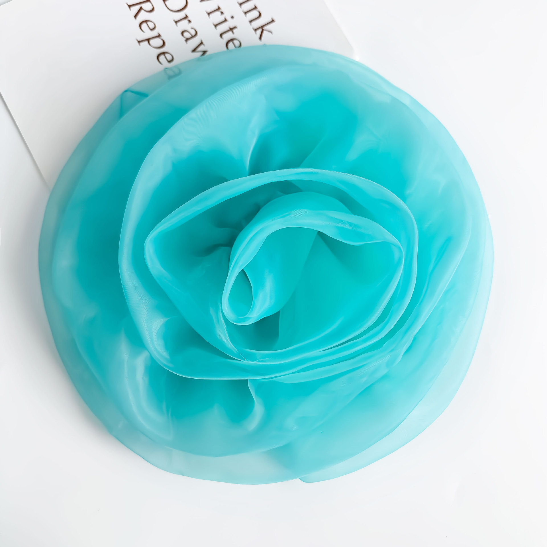 3D ogan camellia hecha a mano DIY material de decoración de cabello vestido de boda vestido de baile accesorios de ropa de espectáculo