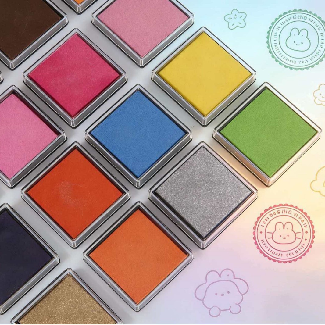 ����ɫ4*4cm��ɫӡ̨ӡ�� ���Сӡ̨ ��ɫ��ѡ