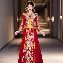 重工结婚秀禾服婚服出门中式嫁衣2026高端新款新娘显瘦接亲龙凤褂