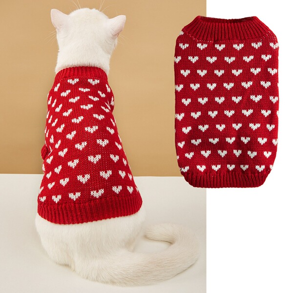 Pet products dog clothes Pet sweater wholesale round neck slim pet…