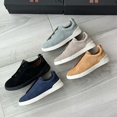 広東省製の高品質の秋の新作XXXストラップスニーカーメンズビジネスカジュアルスポーツソフトソールスリッポンスリッポンシューズ
