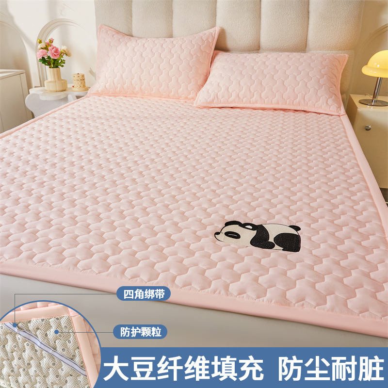 2025 nuevo conjunto de tres piezas de cubierta de cama de tatami de clase A para madres y bebés