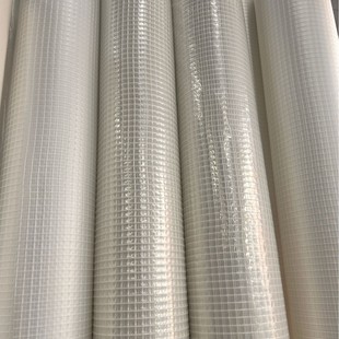 Eva Composite Square Grids Transparent Frosted Semi-Transparent Storage Bag Cosmetic Packaging Eva Clip Mesh Film