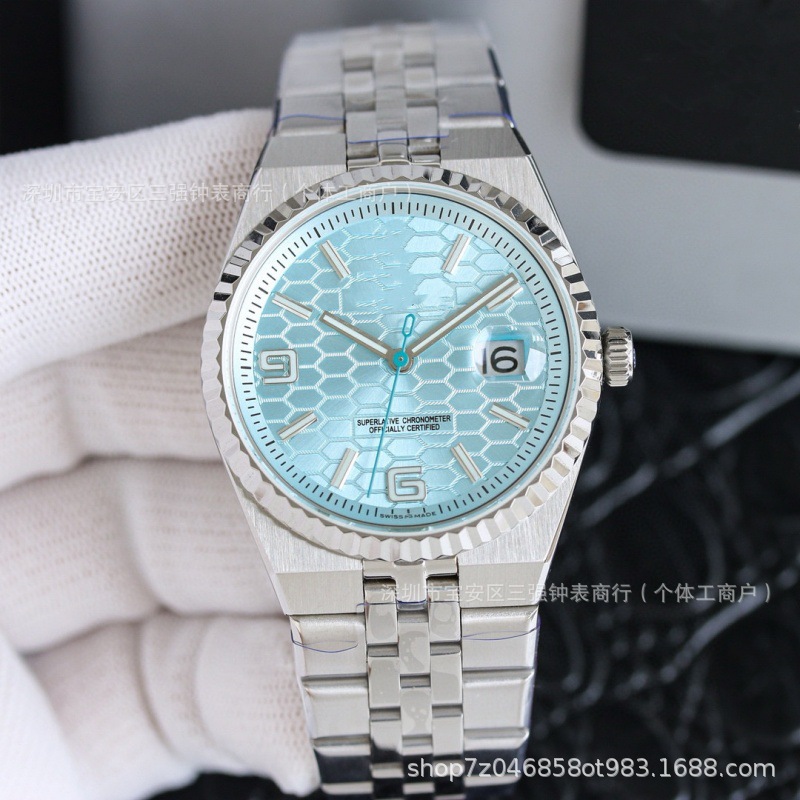 Transfronterizos laojia hombre nuevo tipo de caja de acero de seis tipos 7315 panal log reloj mecánico automático fábrica al por mayor