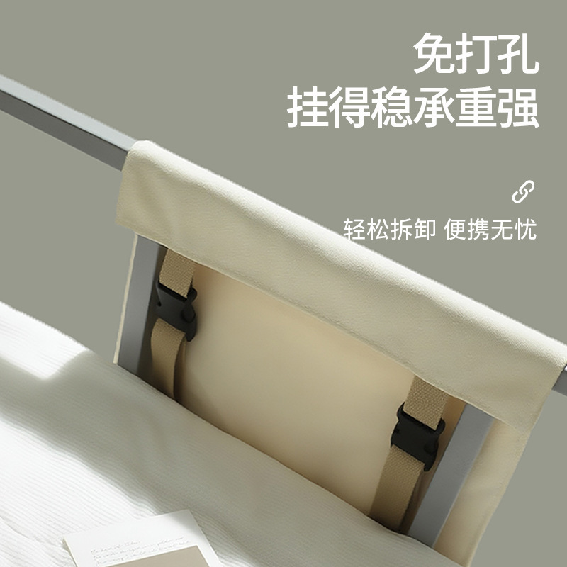 素朴时光日式床边床头多功能储物收纳挂袋大容量椅子悬挂式收纳袋|undefined