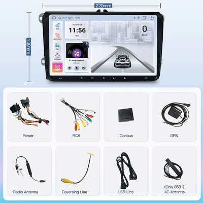 DVD Navigation Control All-In-One Machine