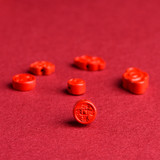 Природная руда, красные аксессуары, медные бусины, цвета киновари, прямые продажи с завода