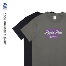 男装潮牌日系印花t恤230g重磅短袖夏季阳光干净男生穿搭上衣女ins