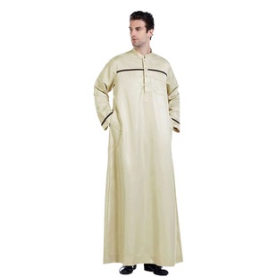 2023 cross-border Muslim Arab Middle East men's robe Muslim gift service AliExpress Amazon hot sale