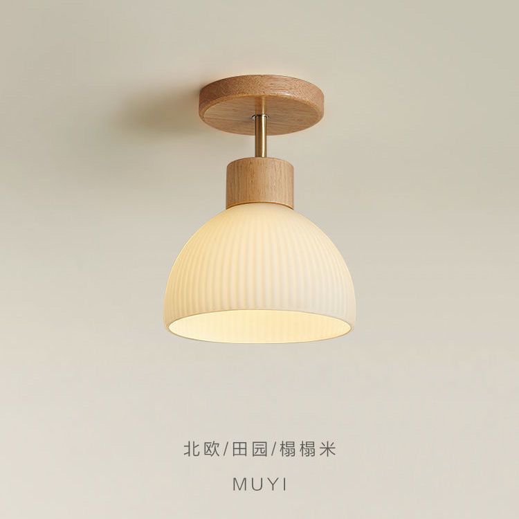 Nordic Simple Modern Light Luxury Balcony Lamp Corridor Lamp Ceiling Lamp Entrance Corridor Lamp Glass Doorway Lamp Entrance Lamp