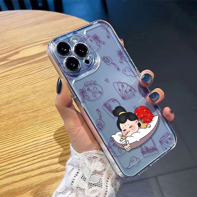 Protective Phone Case For Iphone 16 15 14 13 12 11 Pro Max Milk Tea_voghion.com