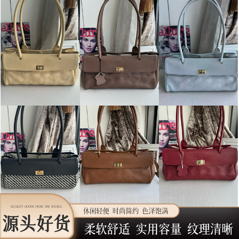 新款折盖法棍包托特大包2026新款高级感单肩腋下包手提包女