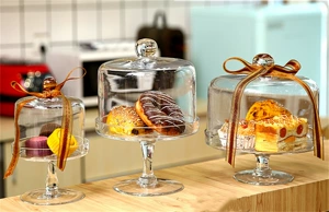 Европейский высокий торт крышка для хлеба Home Dessert Dessert Disst Discet Dessert Desert Cood с прозрачным пылеипроницаемостью