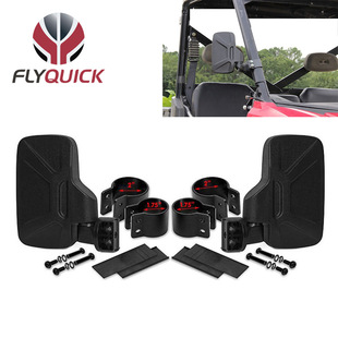 FLYQUICK cross-border suitable for UTV all-terrain beach off-road vehicle sub-mirror reflector side mirror 1.75/2"