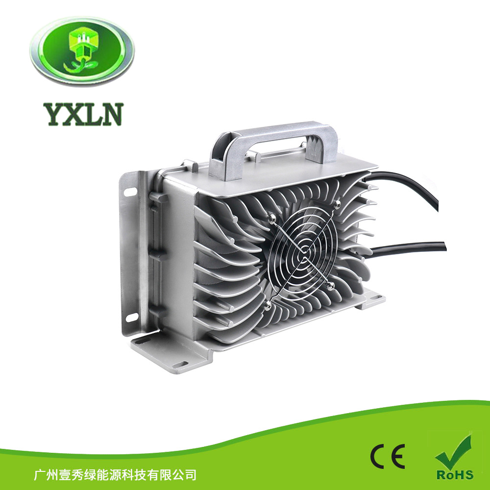 1200W大功率12V40A防水充电器14.6V40A4串磷酸铁锂电池防水充电器