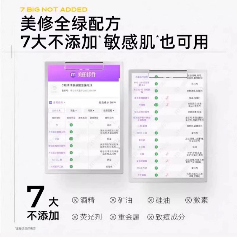 C咖祛痘氨基酸慕斯洗面奶洁面乳清洁祛痘洁面泡沫敏感肌适用男女|undefined