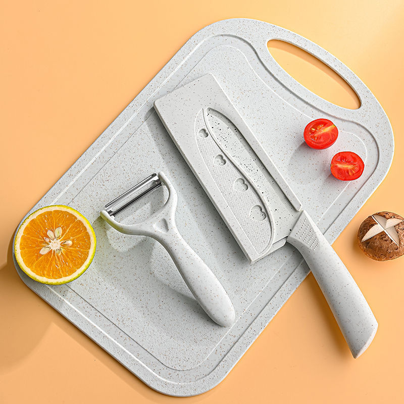 15cm 밀짚 식칼 [무료 칼커버] 껍질 벗기기 칼 도마