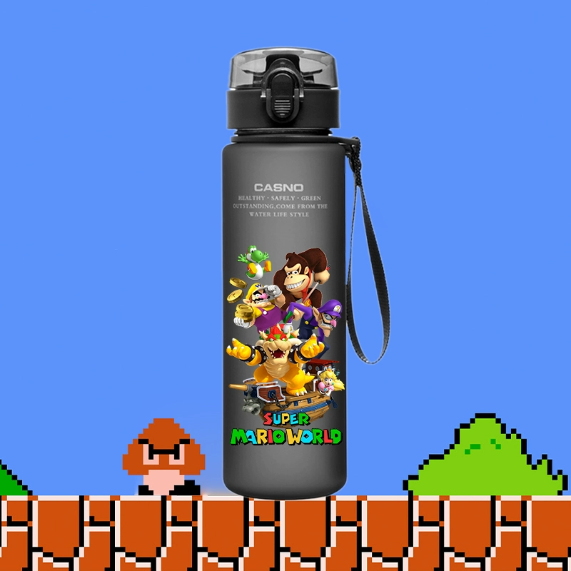 ✅ 84GG Мэри Марио, чашка для воды для мальчиков, чашка для прямого питья, летняя бутылка для воды для учащихся начальной школы, детская бутылка для воды