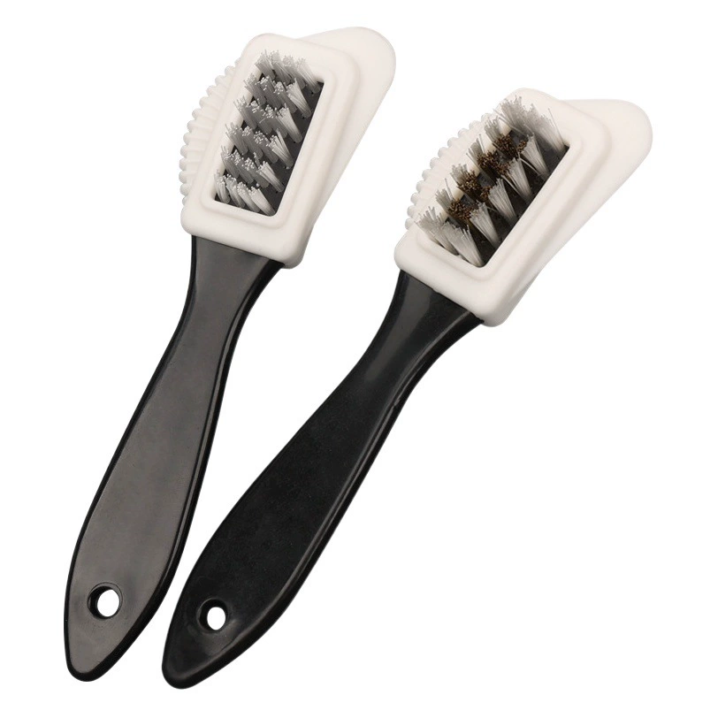 Замшевая щетка многосторонняя щетка из медной проволоки зимние сапоги матовая замша для чистки щетка для обуви силиконовая Двусторонняя замшевая Щетка Оптом