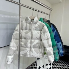北美 Kaws 联名款1996棉服男女款户外防风保暖外套情侣休闲迷彩服