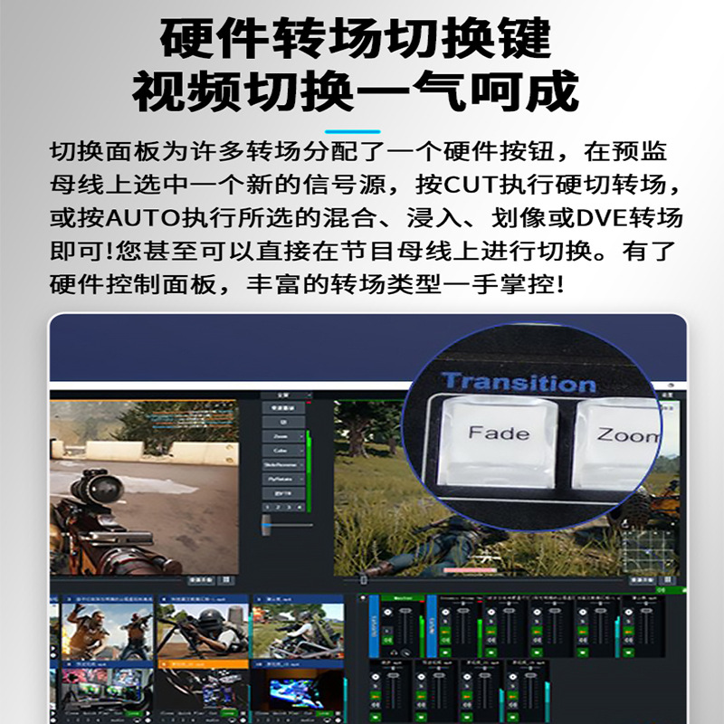 Saityan Eagle 24-channel director switch keyboard PTZ pan/tilt camera control rocker multi-camera control panel