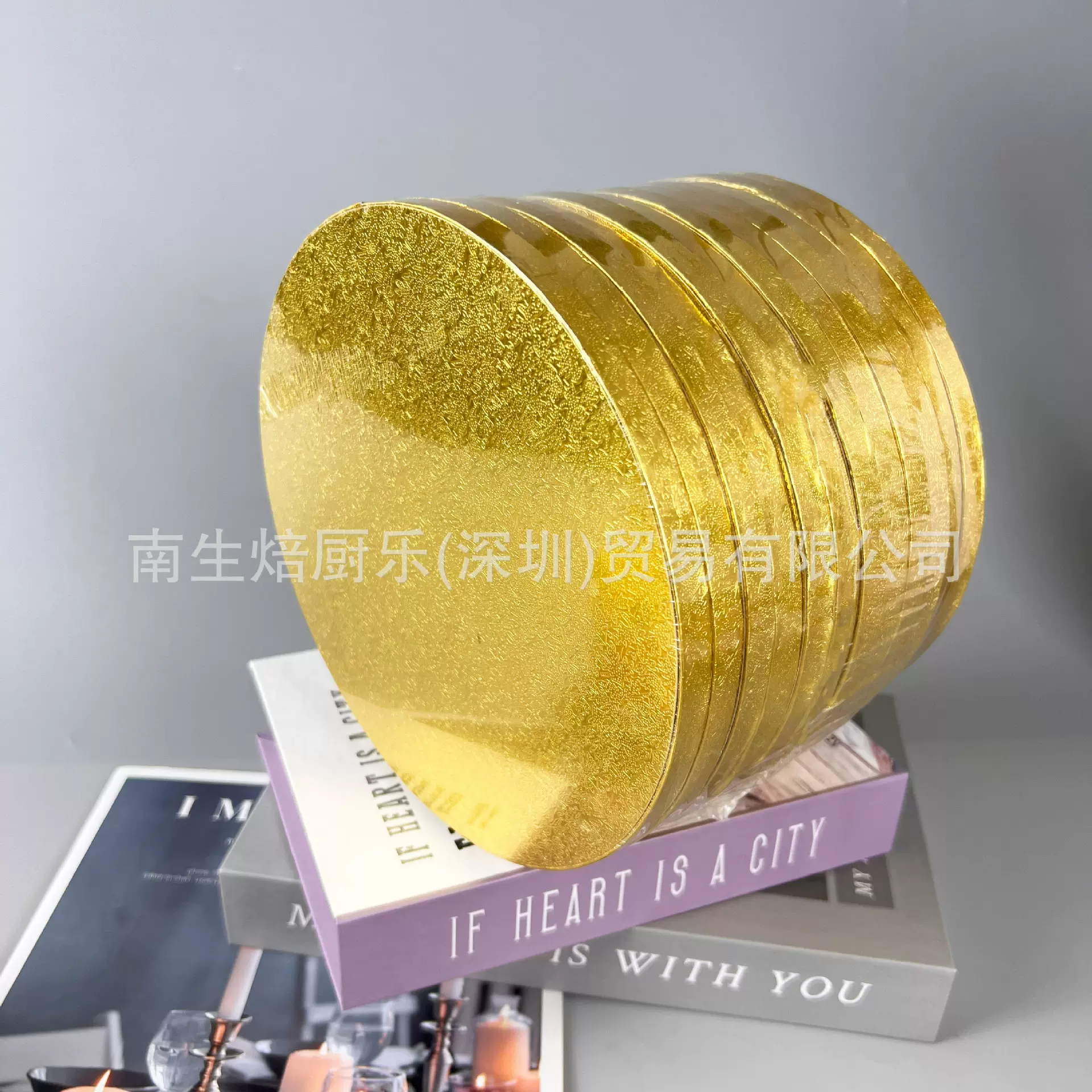 烘焙用品包装蛋糕金色瓦楞垫12mm蛋糕纸板Cake board