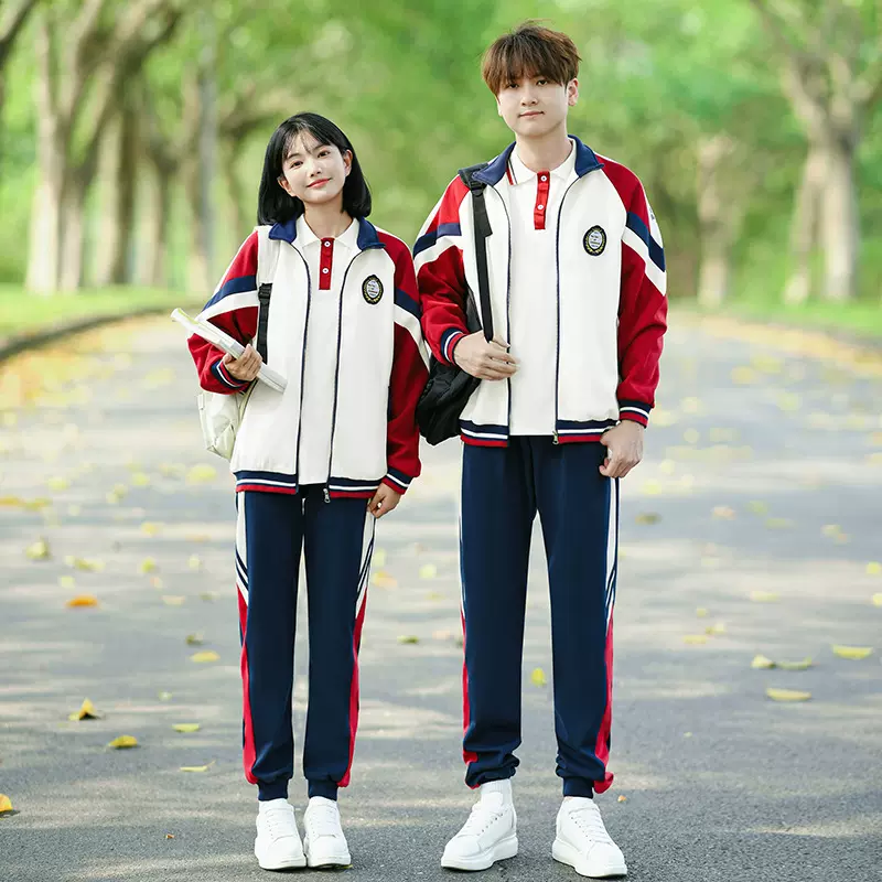 2024情侣装秋冬装卫衣外套学生班服中学生校服运动 一件代发