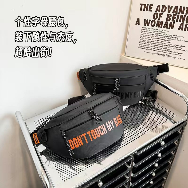 Chest Bag for Commuting, Portable Cycling Outdoor Bag for Men and Women, Large Capacity Sports Trendy Shoulder Bag, Waterproof Crossbody Bag Wholesale