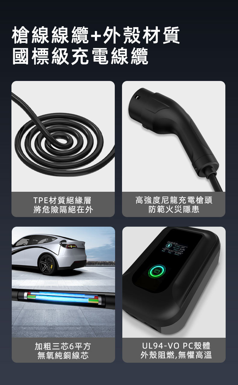 Type2 European standard charging station for home use, 7KW intelligent commercial cross-border wall-mounted charging station for new energy vehicles
