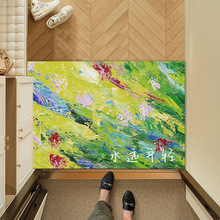 文字浴室吸水地垫硅藻泥速干卫生间门口脚垫门垫厕所地毯防滑垫子