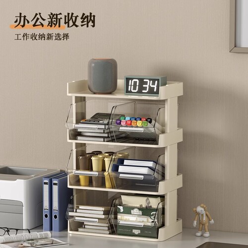Tea bag storage box office desk capsule coffee storage rack desktop organizer acrylic tea snacks breakroom