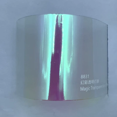 Phantom Light Film Series Headlight Film Gradient Phantom Transparent Red Light Film Chameleon Car Tail Light Colorful Light Film (Car headlight protective film) - 8831-symphony-transparent-light-film-039m15-rollscarton