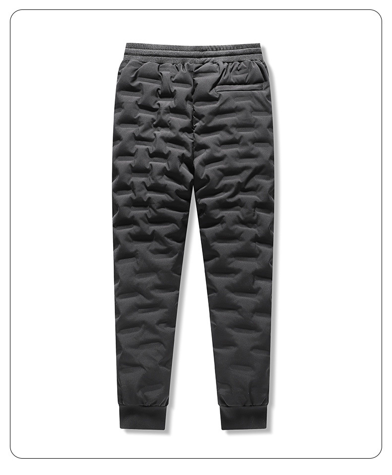 Donsbroek voor heren warme outdoorbroek met elastische taille_voghion.com