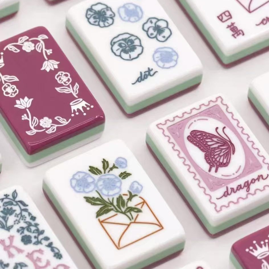 (24-hour in-stock direct delivery) Supply of export-quality American-style mahjong, American mahjong, acrylic three-layer