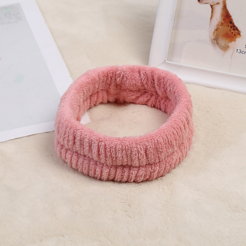 기계 재봉 머리띠-수박 레드 (싱글)(6*19cm 29g)