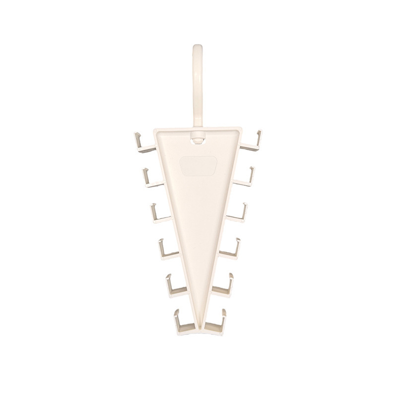 Colgante de almacenamiento de doble lado en forma de V 360 grados rotativos 12 ganchos percha multipropósito armario gancho sombrero bolsa de almacenamiento artefacto image 6
