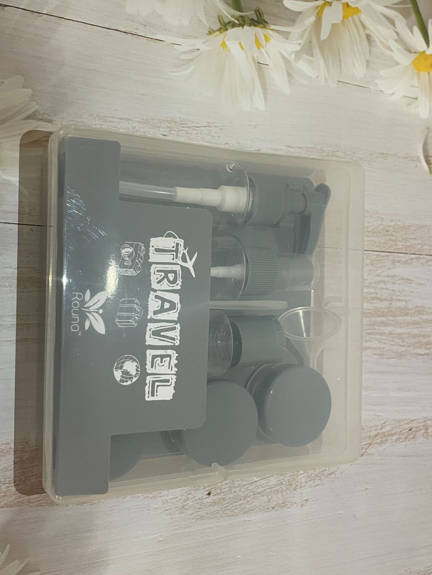 Traje de sub-botella de viaje en caja para mascotas Rouna sub-botella inferior botella de spray botella vacía weishangke