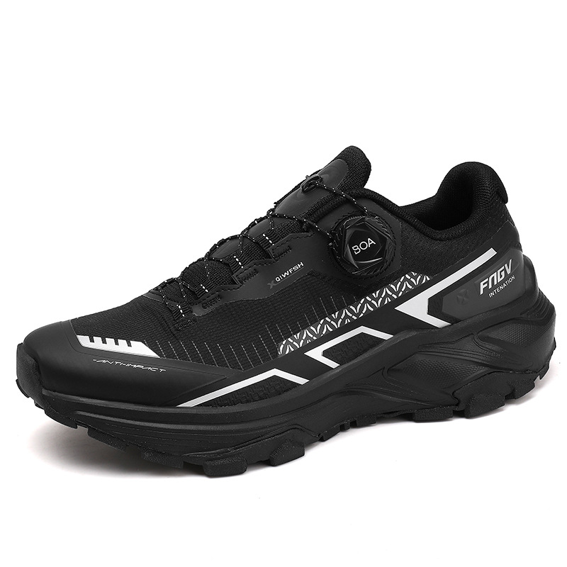 Zapatos de montaña de hebilla giratoria al aire libre impermeable al aire libre caminando zapatos de montaña de montaña zapatos deportivos casuales Aliexpress