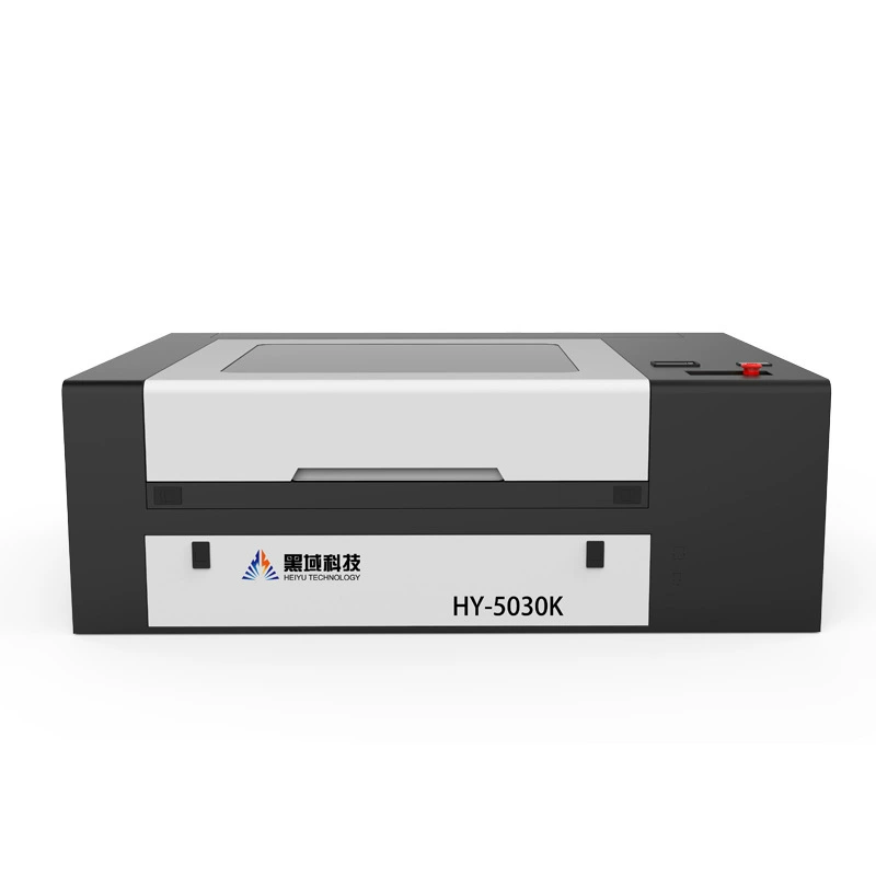 Шанхай 5030 маленький CO2 настольный лазерный гравировальный станок культурно-творческие изделия DIY деревянная головоломка лазерной резки