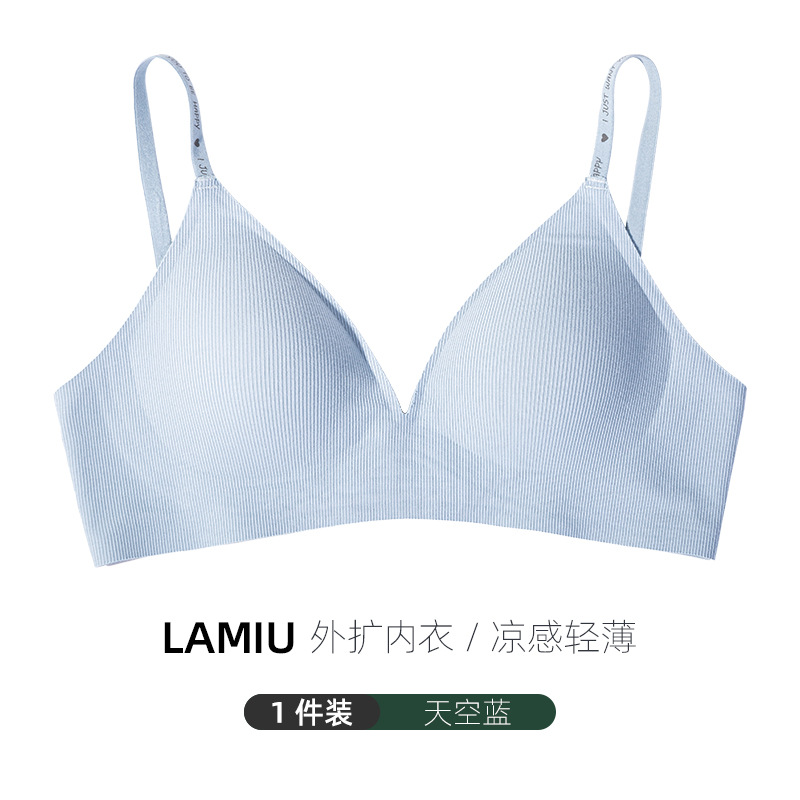 22 nueva ropa interior de pecho de las mujeres push up pequeño pecho Sujetador deportivo sin anillo de acero anti-flacidez colección superior par sujetador simple