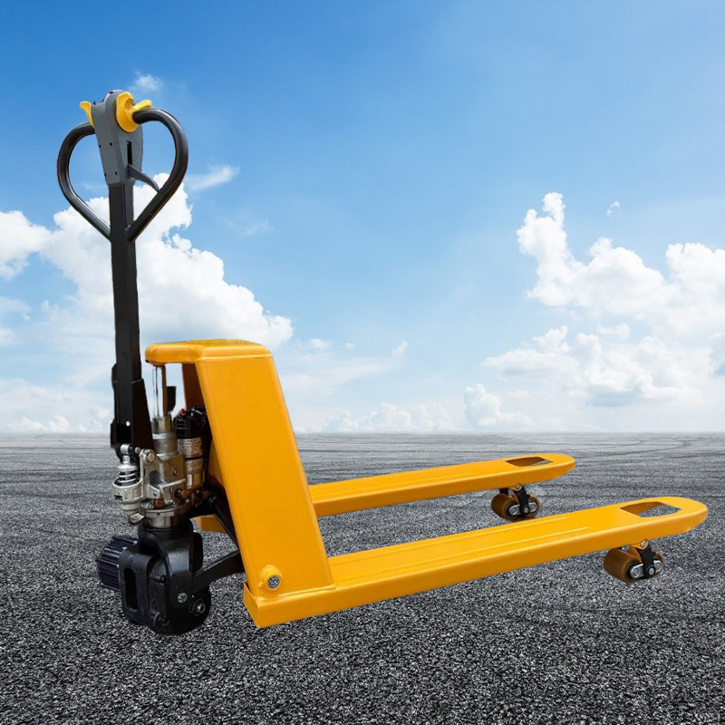 手动推拉升降液压拖车地牛大承重工厂搬运用托盘平板车拉货车