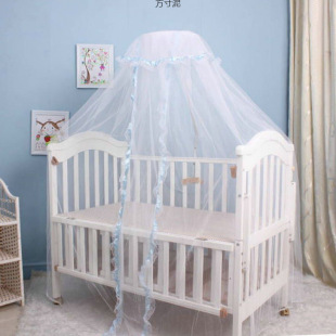 Crib Baby Bed Floor-Standing Mosquito Net Open Door Palace-Style Mosquito Net Universal Jacquard Crib Mosquito Net Bracket Wholesale
