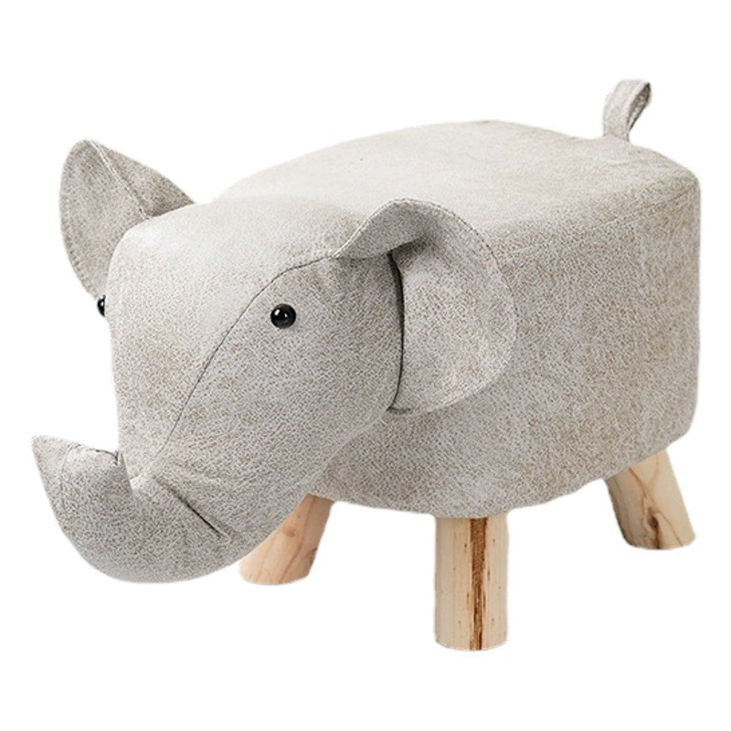 Технологическая ткань табурет животных слон олень мультфильм