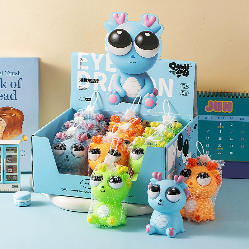 Новая игрушка-антистресс «Маленький дракон», игрушка-сквиш «Дракон с выскакивающим глазом», гаджет для снятия стресса, креативный подарок для детей от интернет-знаменитостей, оптом