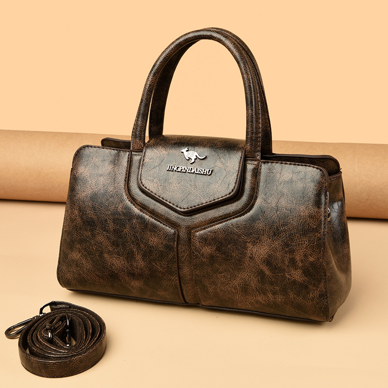 Bolso de mujer 2024 nueva moda estampado bolso de mano de gran capacidad ocio de hombro mochila de moda