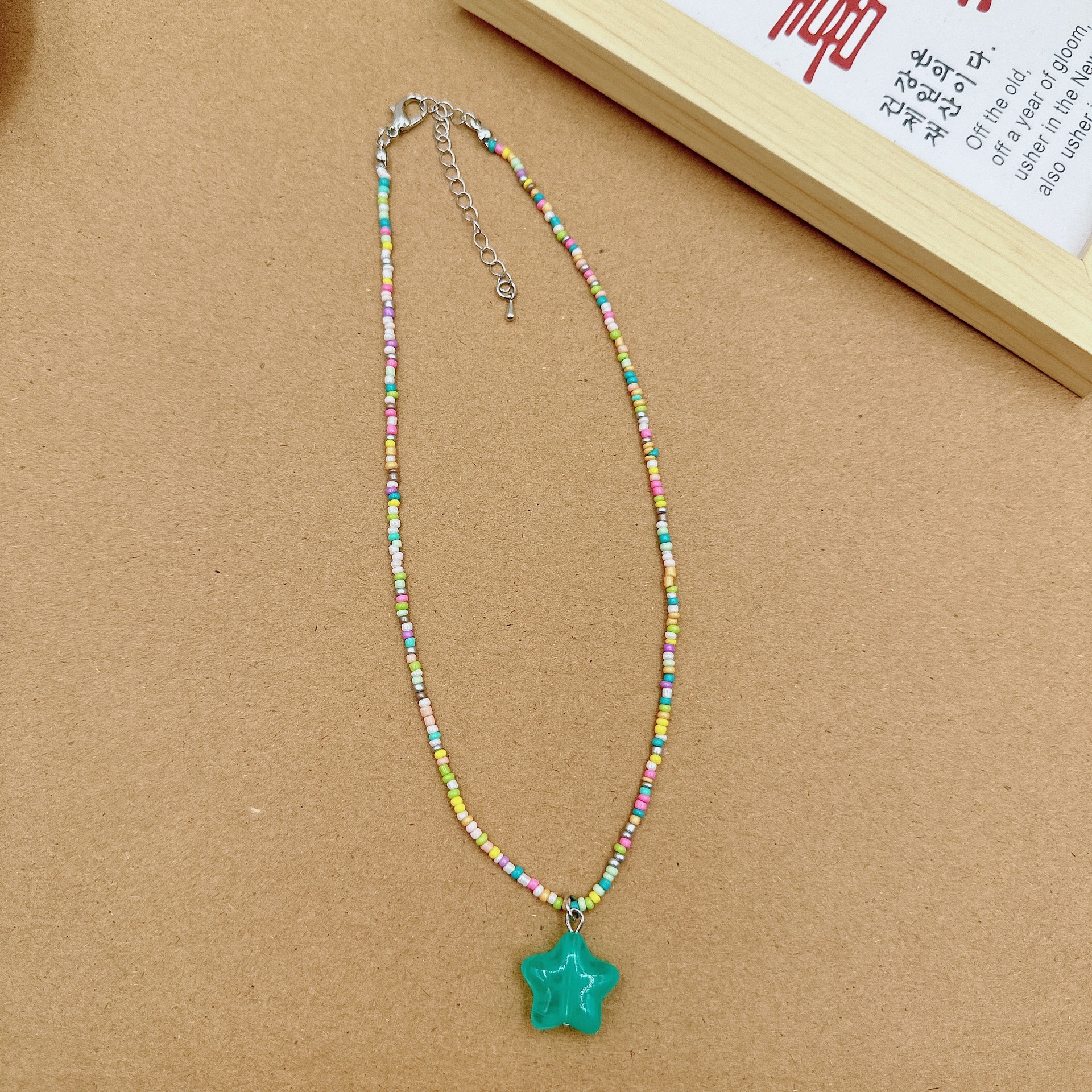 Simple Style Star Seed Bead Wholesale Pendant Necklace display picture 5