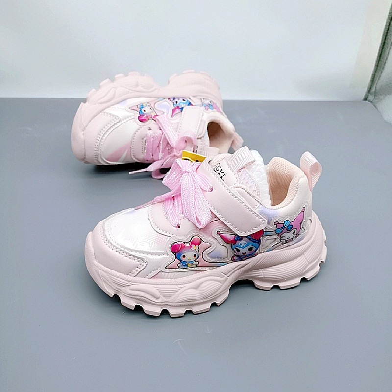 23-32 Pato de tamaño de cuero infantil 2025 nuevo zapato de zapato de botón giratorio para niños de tamaño medio y grande