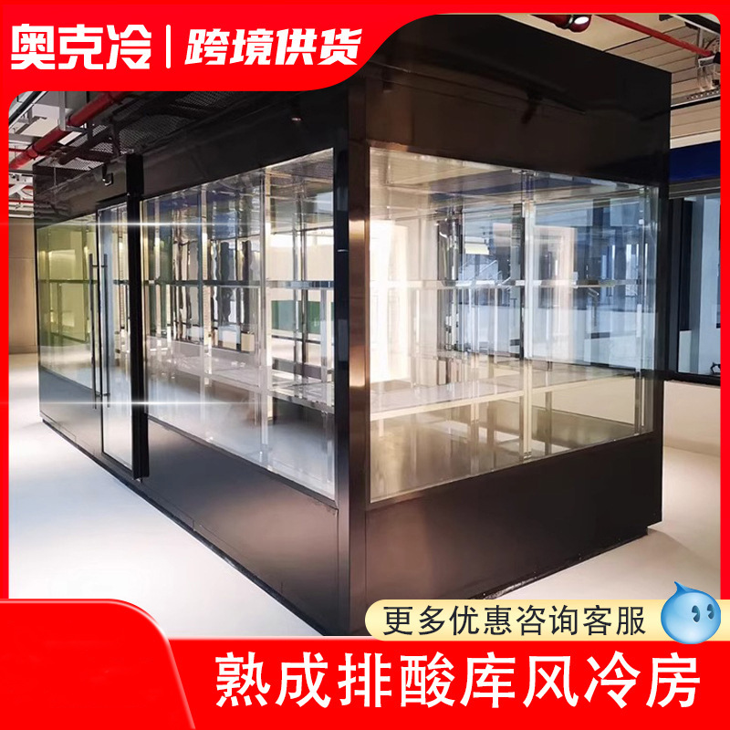 熟成排酸库风冷房牛肉柜解冻库商用批量牛羊肉智能干式牛排冷冻库