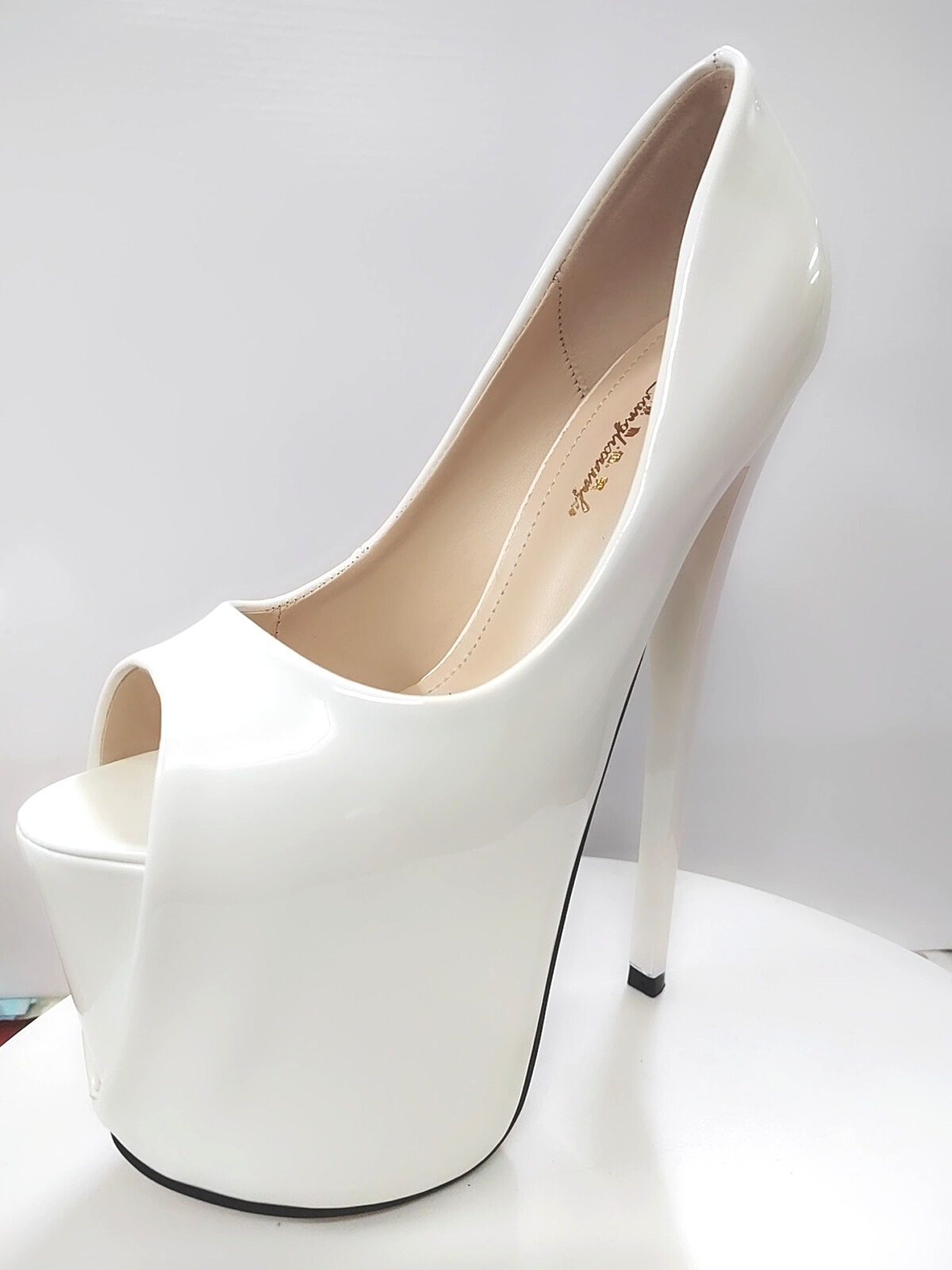 Giày cao gót nữ mũi nhọn gót 19 cm phong cách gợi cảm — Màu đen chi tiết 2