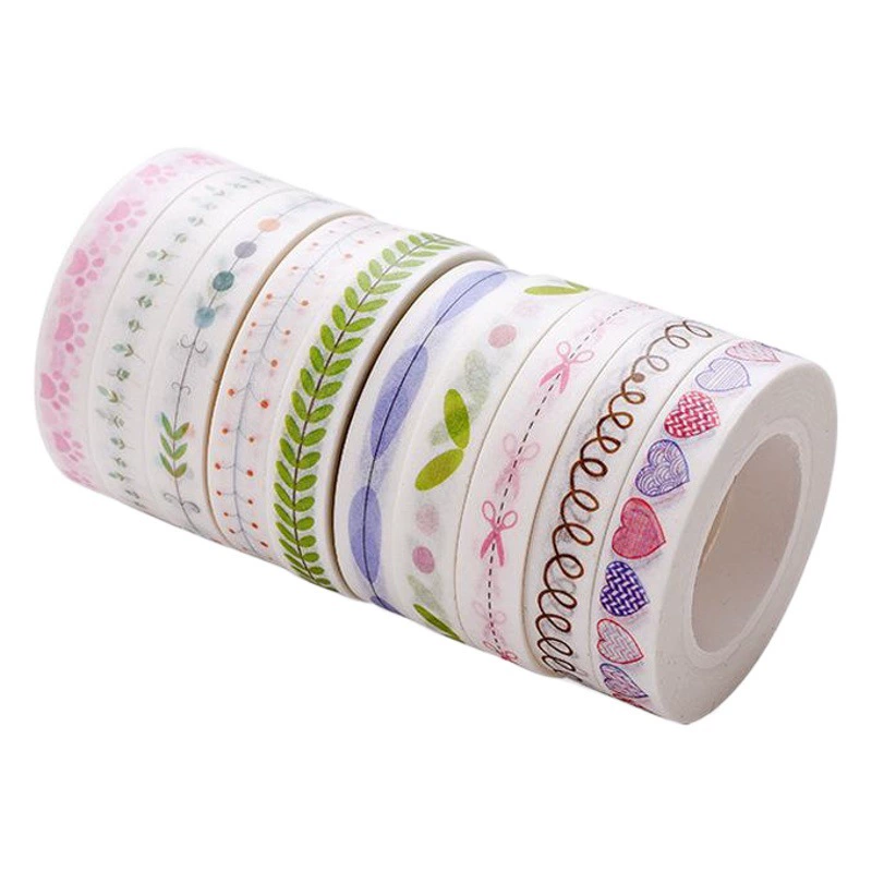 8 мм тонкая узкая и бумажная лента декоративная канцелярская разделительная линия ручная учетная лента